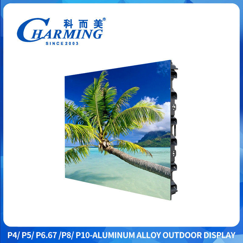 Peso 38kg P4 espessuras 960x960 128mm Escrã LED Exterior Com Bloqueio Impermeável