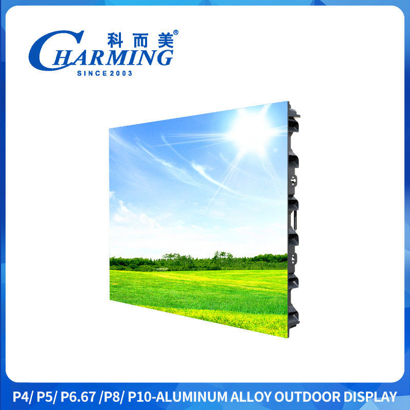 Painel de tela LED Vídeo Parede exterior LED sinal P4 LED tela publicitária com 3840Hz alta taxa de atualização