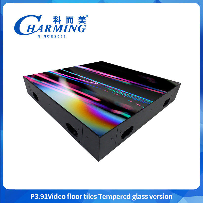 Profissional China Indoor SMD1921 Impotente Espelho de Vidro 3D LED Display Piso de Dança Digital Signage LED Video Tiles Piso Para Eventos