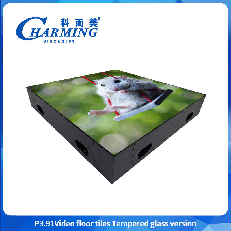 Custom Interior e Exterior Ultra Thin Glass Gob Cover Frame de Ferro Palco Interativo Painel Digital Video Parede de Dança LED Screen