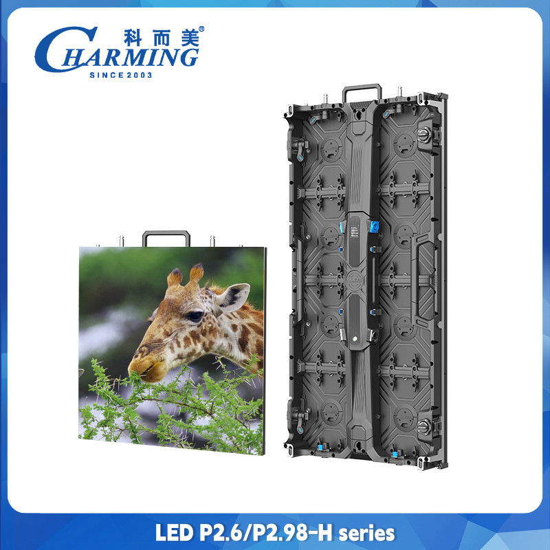 HD TV grande tela LED sem costura cartaz P2.6 P2.98 Exibição de painel de vídeo LED exterior