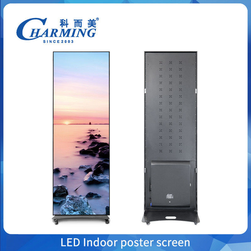 Novo design P1.8 P2 P2.5 LED Vídeo Pôster Exposição Interior LED Espelho Pôster Publicidade Ecrã