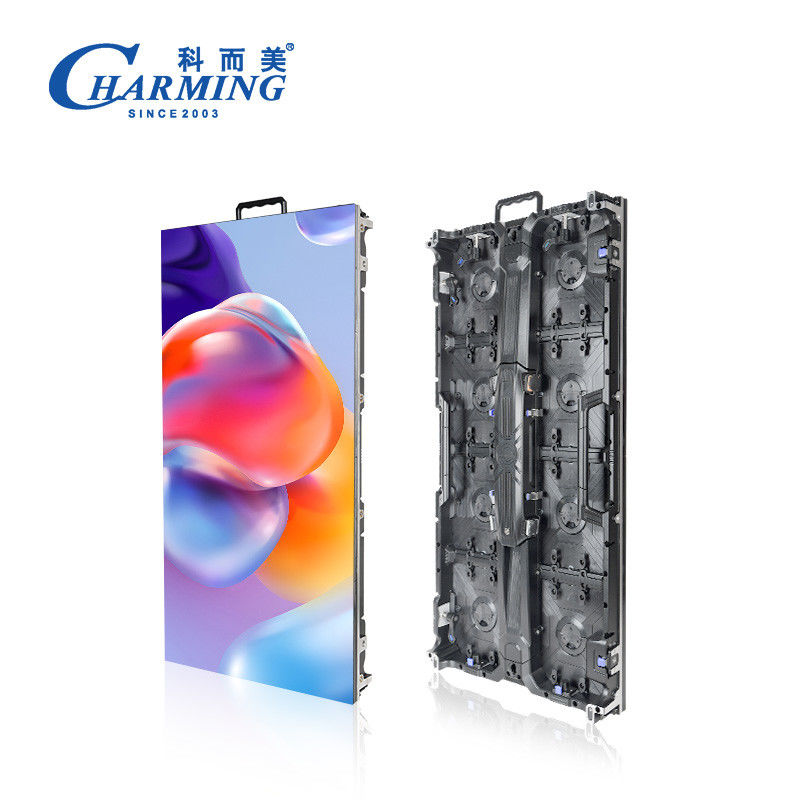 Material de liga de alumínio P2.6 LED de tela exterior rígida e forte para aluguel e comercial