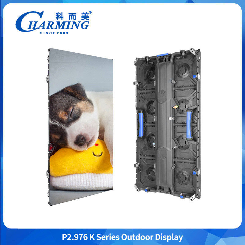 Qualidade de imagem clara P2.6 Display interno da série Kaito-K SMD1515 Com nível de cinza de 16 bits 500 * 500 * 86mm