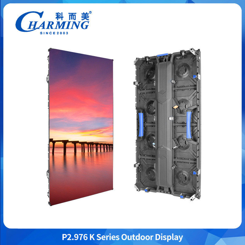 Velocidade de transmissão rápida P2.976 Vídeo exterior Fullcolor LED Display IP 65 K Series Video Na Nigéria