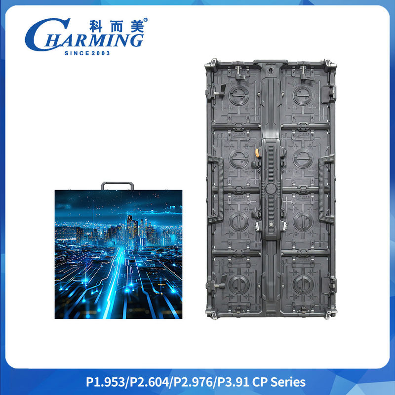P3.91 8K Full Color 500*500*84mm Outdoor Rental Flexible Display Panel para exibição comercial