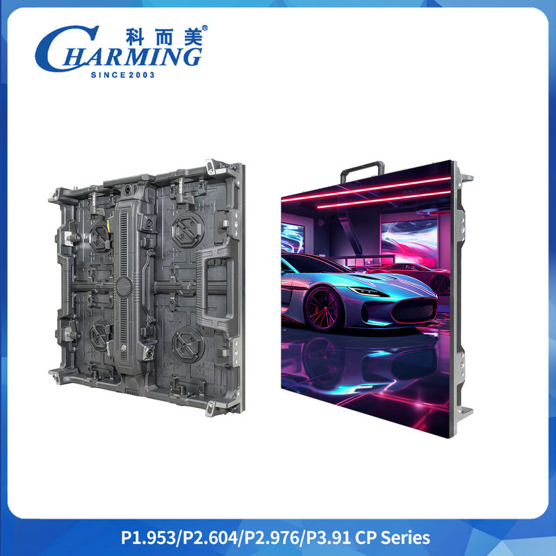 Ajuste radial P2.6/2.98/3.91 Série CP Exterior Sem necessidade de mudar fechaduras LED Video Wall Com portas de rede dupla de backup
