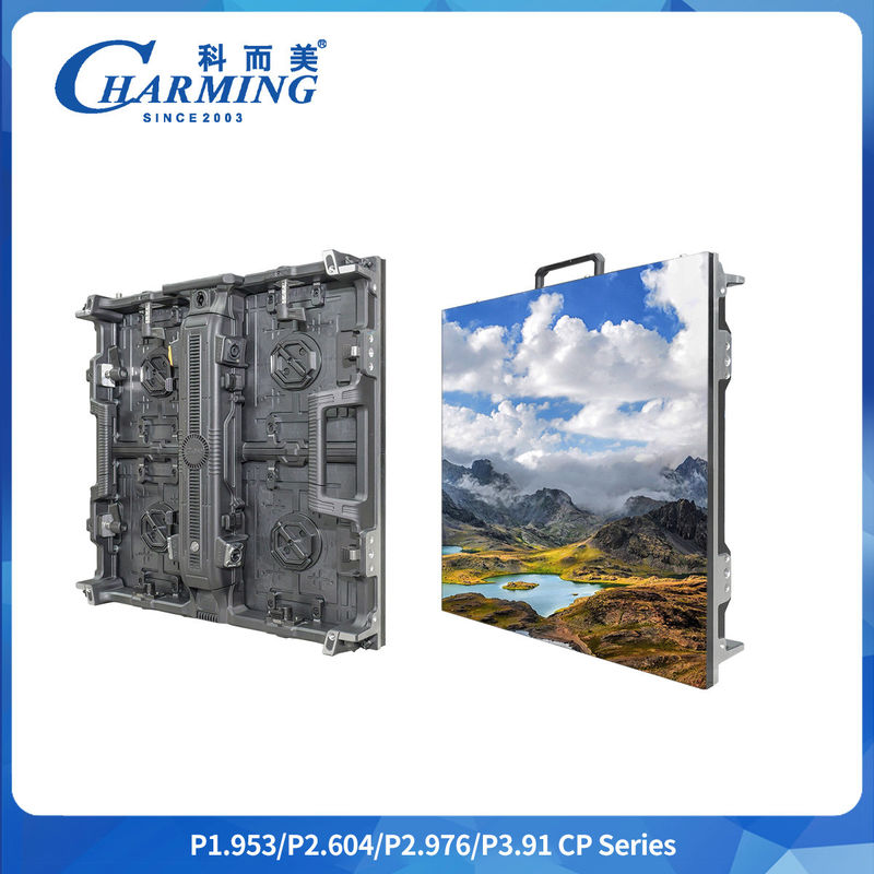 P2.9mm Painel LED a cores inteiras Indoor Curved Backdrop Alumínio Cabinet Led Screen Display para publicidade