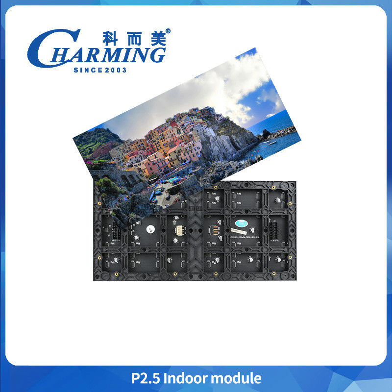 Modulo de exibição LED de 16 bits SMD2020 para parede interior 3840Hz P2.5 com desempenho competitivo e alto
