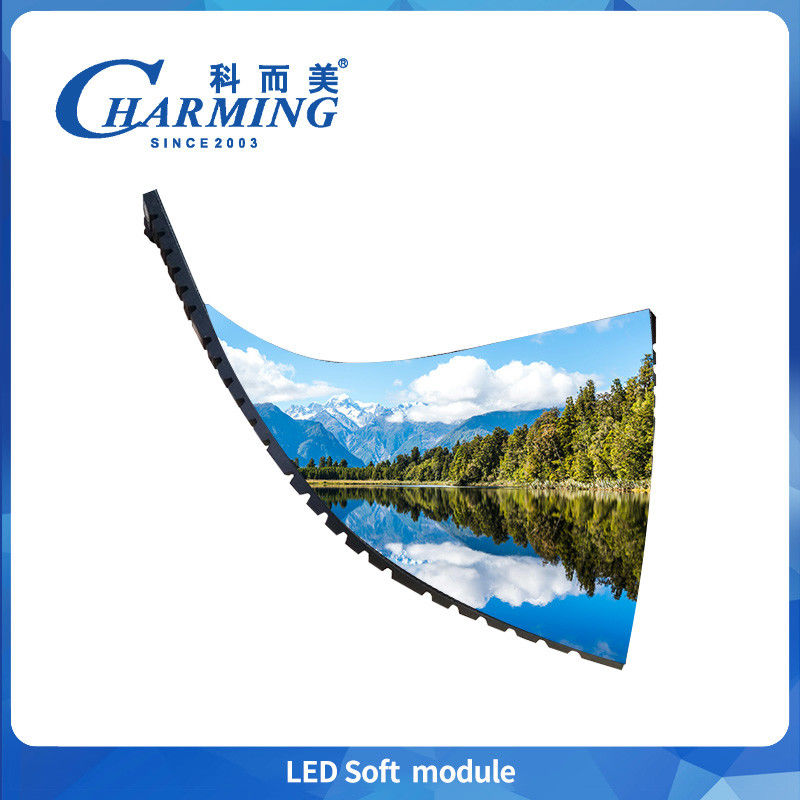 3840-7680Hz Alta taxa de atualização Instalação de adsorção magnética forte P2 P2.5 P3 P4 Flexível Módulo de LED suave Pantalla LED para evento
