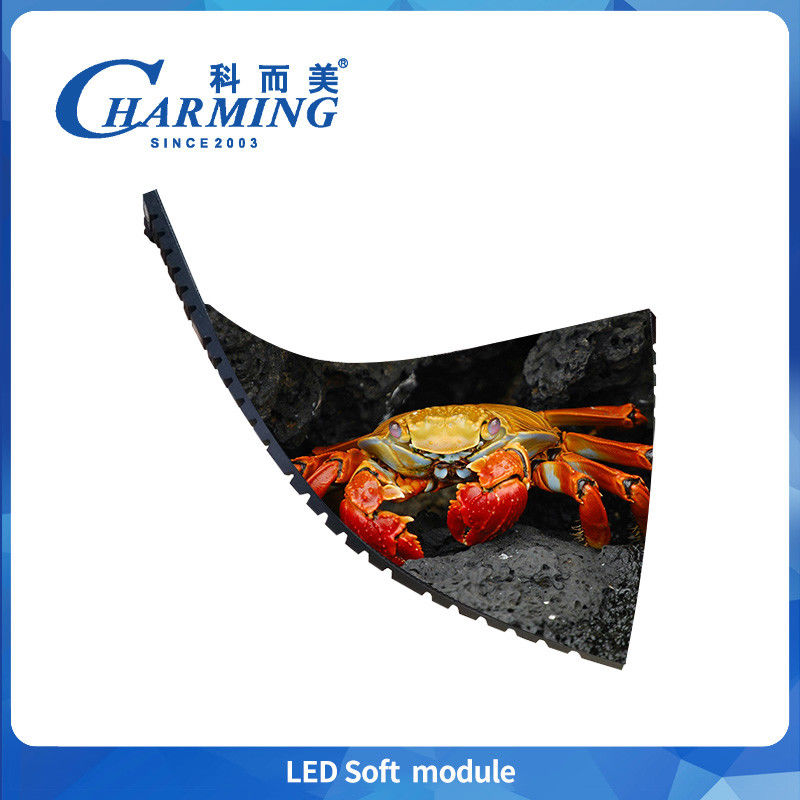 320×160×7.5MM Modulo de tela LED flexível 270g Luz P2 P2.5 P3 P4 Modulo de tela LED interior