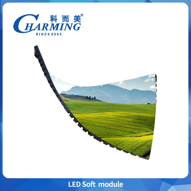 P1.86/P2/2.5/P3/P4 Modulo Led de Display Soft Painel de ecrã à prova d'água IP40 Poupança de energia