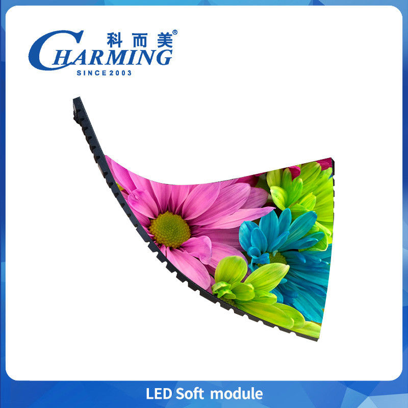 Luminosa e colorida interior 2.5mm LED módulos macios P2.5 Flexível LED tela digital para design de discoteca