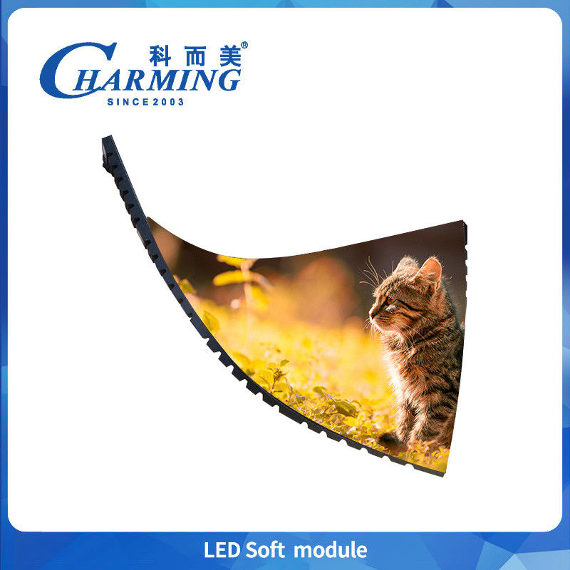 LED Soft Module Led Screen Alta taxa de atualização Anti-ambient Light Display Personalizavel Flexível