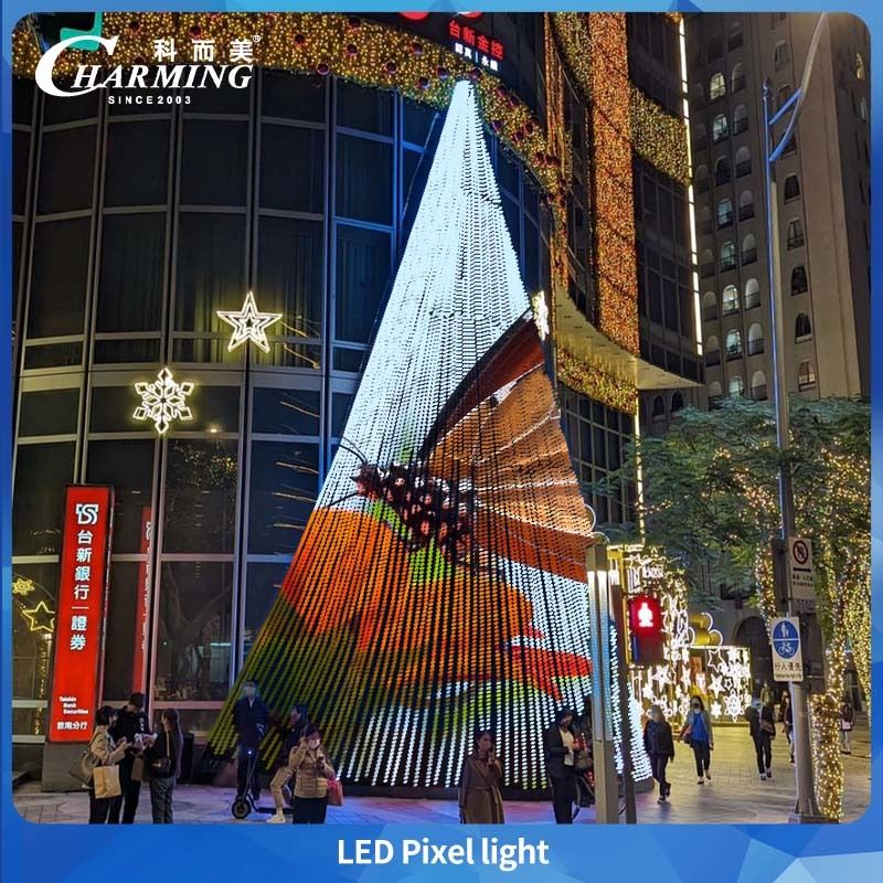 Charmosa marca Pixel Light com cores RGB IP66 Usar para iluminação de edifícios e iluminação de pontes