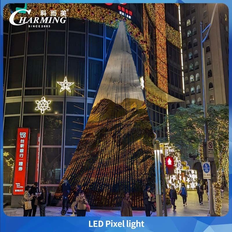 2025 Luz de Pixel LED RGB SPI à Prova D'Água Mais Vendida DC24V Iluminação de Edifícios Exteriores
