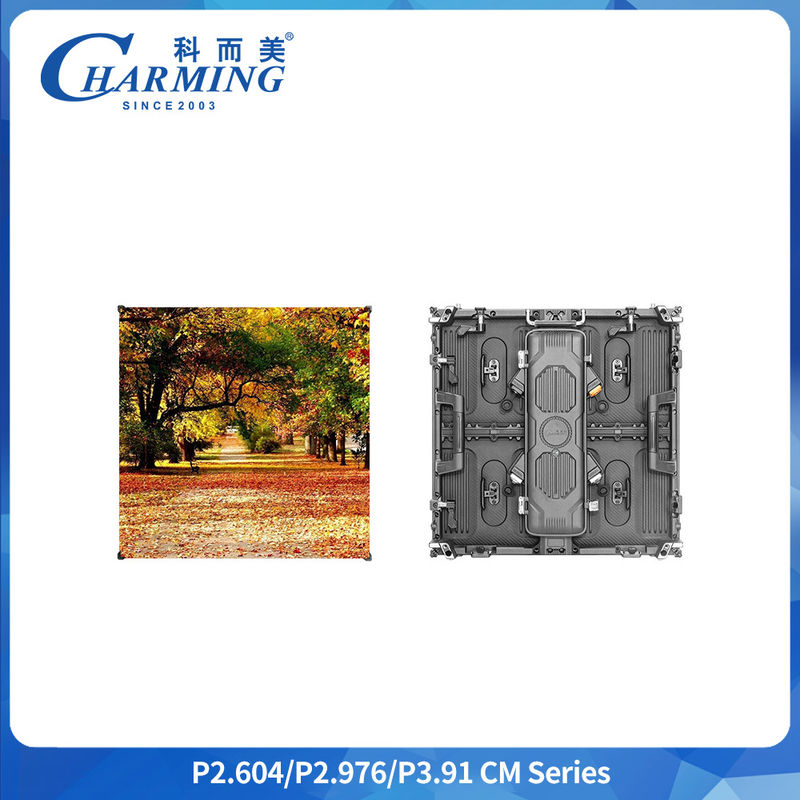 Tela LED à prova d'água IP65 para exterior P3.91, 500x500MM, Tela de aluguel para fundo de palco e exibição de desenho digital