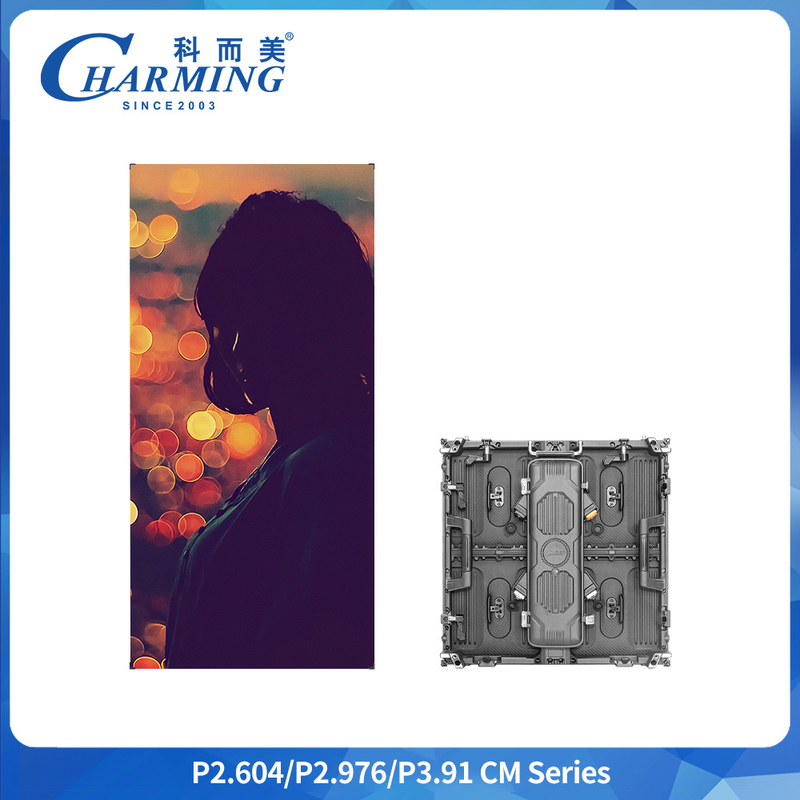 Tela LED de aluguel para exterior P3.91 500x500mm IP65 4500CD/m²