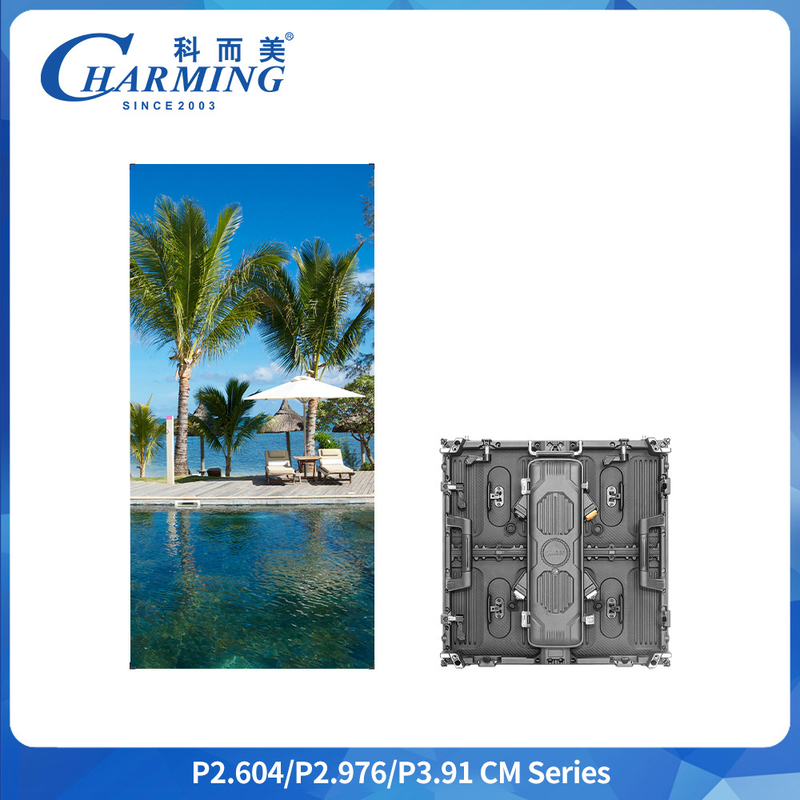 Ecrã LED externo da série CM Charmingled P2.604 P2.976 P3.91 IP65