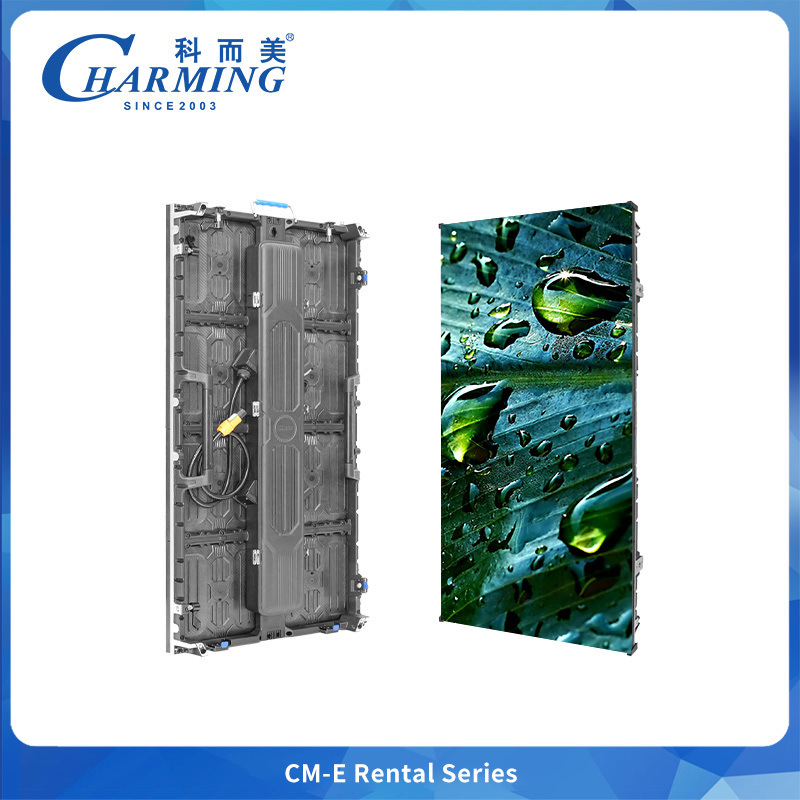 Forte rigidez Alumínio Alloy Aluguel Led Display Cabinet Integração de cabo de alimentação para eventos de palco de concerto