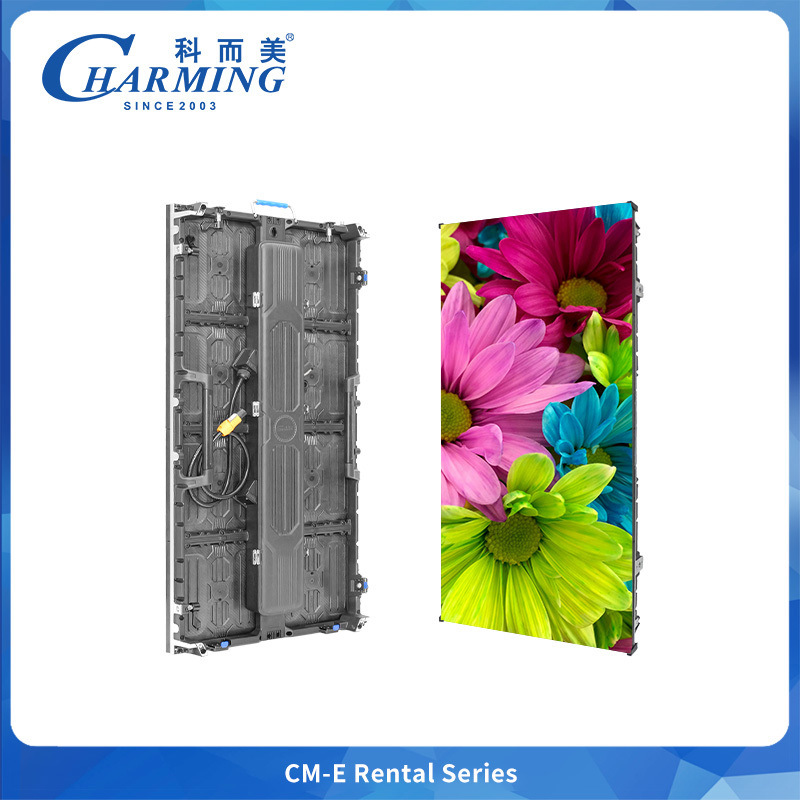 Tela LED de aluguel P2.9/P3.91 de 7680Hz ≥3500 CD/㎡ Brilho para Eventos de Palco de Concertos e Festas