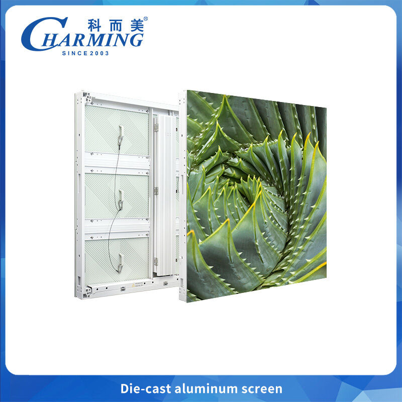 Ecrã LED de aluguer de poupança de energia P4-P8 Ligeiro, resistente à corrosão, espelhamento de arco para configurações criativas