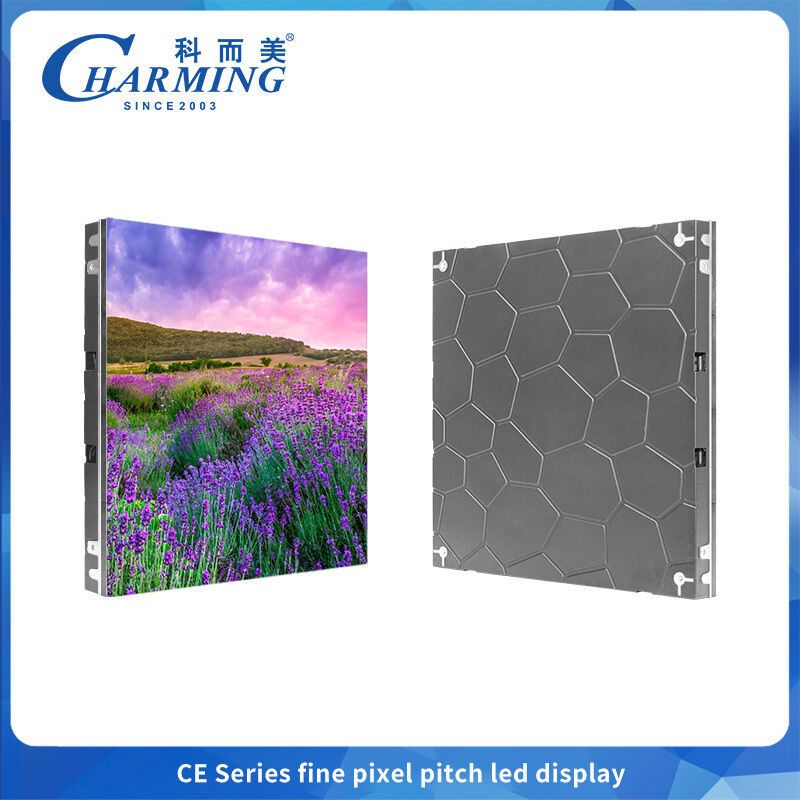 Painel de publicidade LED interno P1.53 HD de 7680Hz para parede de imagem de marca imersiva
