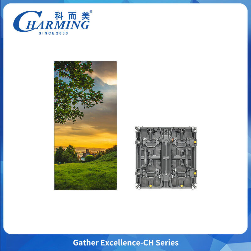 Painel LED externo da série CH com taxa de atualização de 7680 Hz de alumínio fundido a moagem leve e manutenção dianteira / traseira