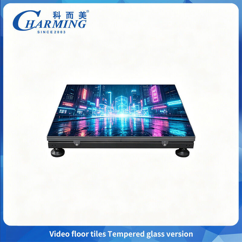 as telhas de assoalho video do diodo emissor de luz do elevado desempenho P3.91 de 500x1000mm/moderam a pista de dança interativa de vidro