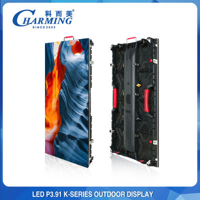 Monitor de LED fixo interno colorido RGB P3.91 ultrafino e leve