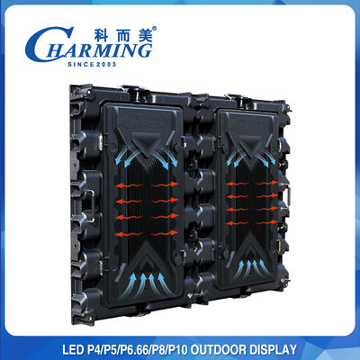 Outdoor de LED fixo P8 para publicidade externa multiuso durável
