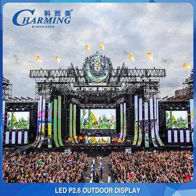 Aluguel de palco sem costura LED Display de parede de vídeo P2.6 1920HZ-3840HZ