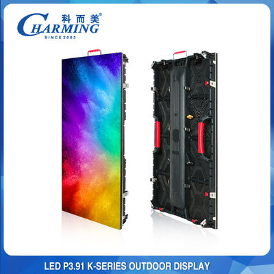 Parede de vídeo LED multicena 256 x 128, tela LED P3.91 para aluguel de palco