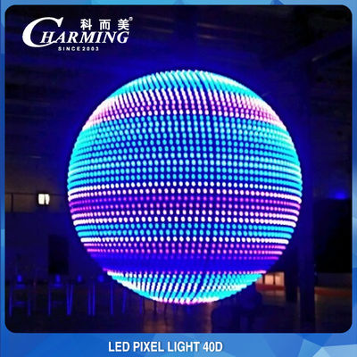 Luzes de pixel de LED à prova de intempéries Material de PC durável multiuso de 1,5 W