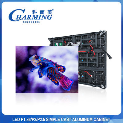 Telão LED fixo interno 256 x 192 multicena anti-colisão