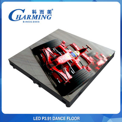 SMD1921 pista de dança LED RGB externa multiuso P3.91 interativo