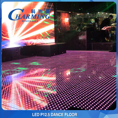 P12.5 Pista de dança LED interativa portátil para clube de casamento hotel