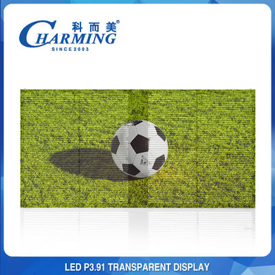 Filme de painel LED transparente 256x64 16 bits prático multiuso