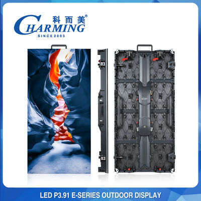 Telão LED de aluguel de palco durável 256 x 128, aluguel de painel de LED de liga de alumínio