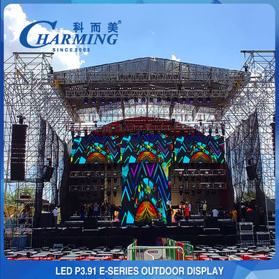 Aluguel de parede de LED multiuso 256 x 128, tela de LED externa SMD1921 para aluguel
