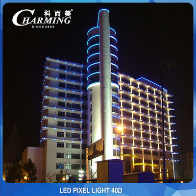 O pixel exterior do diodo emissor de luz IP68 ilumina a fachada de construção impermeável Dot Light