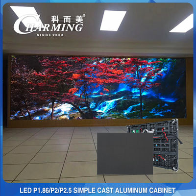 64x48CM Display de LED fixo interno durável Pixel Pith P2MM 16Bit