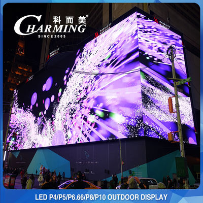 Display de parede LED à prova d'água P4/P5/P8/P10MM IP65, painel de vídeo LED 960x960MM ao ar livre