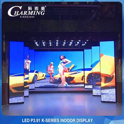 Video Wall de LED interno de 14-16 bits, P3.91 IP42 Display de LED de aluguel interno