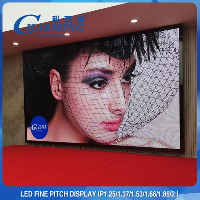 Tela LED IP42 de densidade fina de pixels durável para sala de reuniões