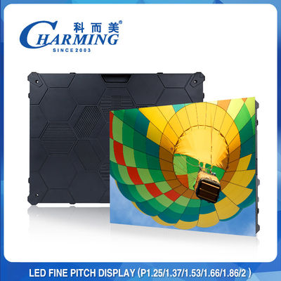 O diodo emissor de luz fixado interno do programa televisivo 64x48CM HD P1.2MM indica 4K para refrescar