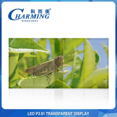 1920Hz Transparente LED Screen P3.91 LED Video Screen Ecrã de parede para Shopping Mall