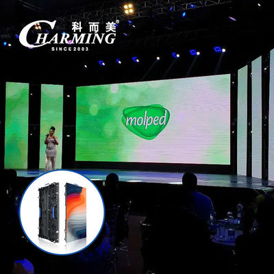 Tela video 200W 3840Hz da parede do diodo emissor de luz da série interna alugado dos eventos 3.91mm K