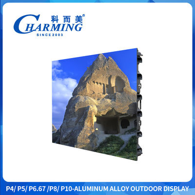 Ecrã de publicidade LED exterior sem costura P4 de 960x960 mm