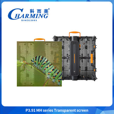 SMD 1921 Transparente LED Video Wall Transparente LED Display Board Ângulo de visão 140° Ecrã LED